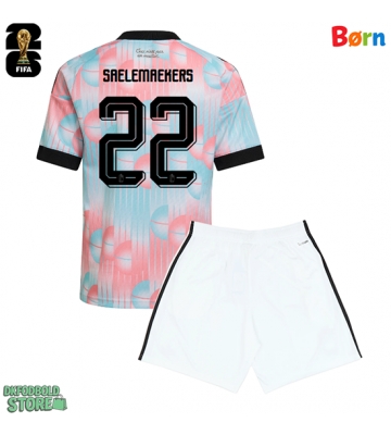 Belgien Alexis Saelemaekers #22 Replika Babytøj Udebanesæt Børn VM 2026 Kortærmet (+ Korte bukser)